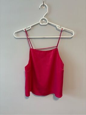 Forever 21 Fuchsia Satin Double-Strap Cami